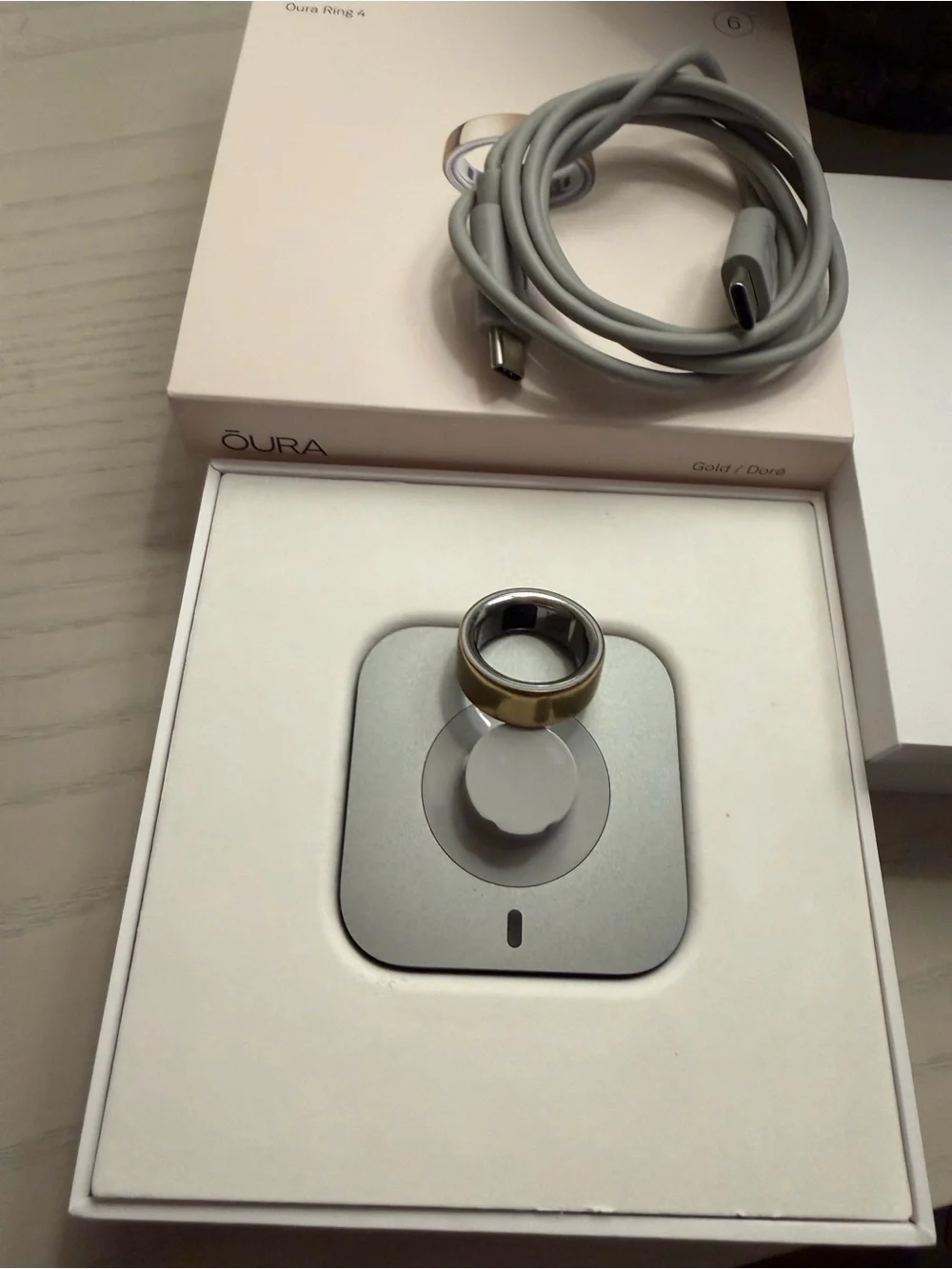 Oura Ring Gold Gen 4 - Size 6
